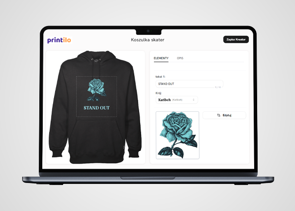 printilo - kreator odzieży dla shopera