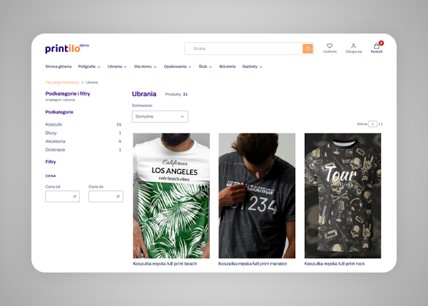 kreator odzieży dla shopgold sklep