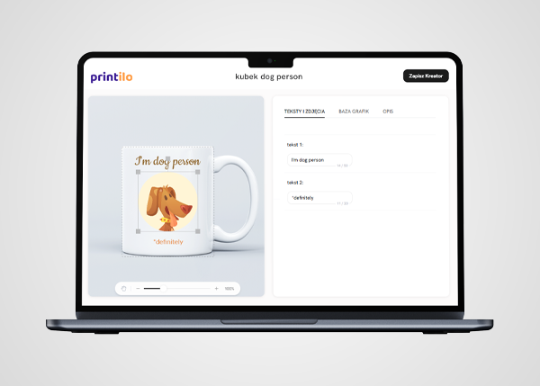 personalizacja produktów w Base - kreator kubków